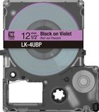 Epson LK-4UBP Zwart, Paars Label Tape Cassette