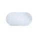 MSV Badmat, Wit, PVC, Ovaal, 99 x 39 cm