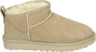 UGG Ultra Mini Enkellaarsjes Dames - Suède - Zand - Maat 38