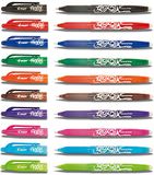 Pilot Pilot Frixion BL-FR7 rollerset, uitwisbaar, 0,7 mm punt, verschillende kleuren, 10 pennen