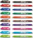 Pilot Frixion BL-FR7 rollerset, effaçable, pointe de 0,7 mm, couleurs assorties, 10 stylos