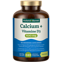 Holland & Barrett Calcium + Vitamine D3 600 mg - 240 tabletten