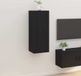 Maison Exclusive - meuble TV mural, noir, 40x34,5x100 cm
