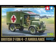 Tamiya Modelbouwpakket Militaire voertuigen - 32605 British 2-ton 4x2 Ambulance - Austin K2/Y Plastic - 1:48