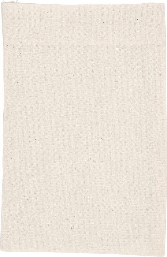 Cadeauzakjes 15x20 cm 115 g/m2 licht naturel - 4 stuks