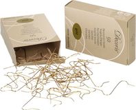 Decoris Ophanghaakjes - 400 stuks - Goudkleurig - Metaal - 3,5 cm