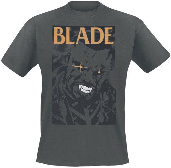 Blade Blade Stare Heren T-shirt - houtskool - XXL