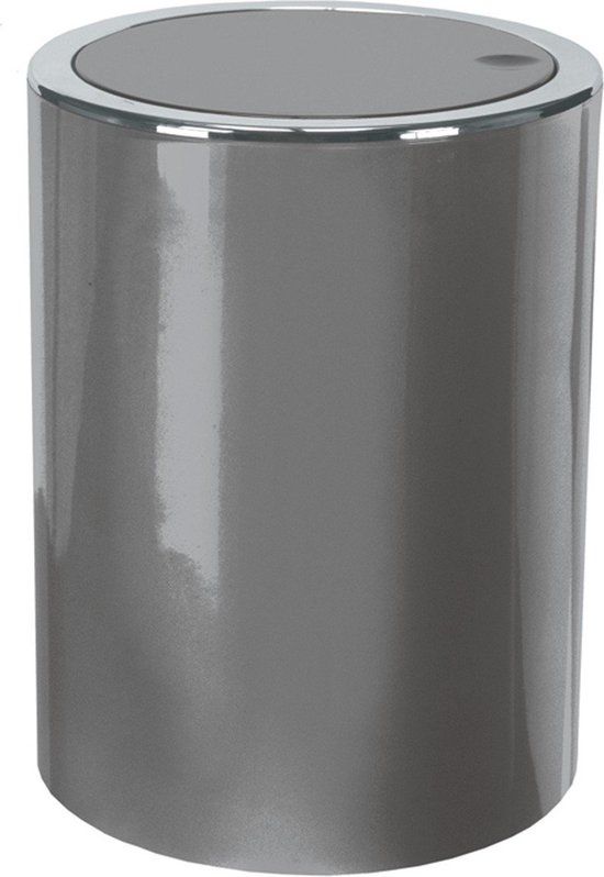 Kleine Wolke Clap Platinum - Afvalemmer - 5L - Grijs
