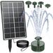 Merkloos Vijverpomp op zonne-energie - Fontein - Donkergroen - 3,5 W - 3 m kabel
