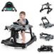 Coast Loopwagen - Vliegtuigvorm - Verstelbare Hoogte - max. 12 kg - 73 x 64 x 54 cm - Grijs