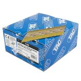 Tacwise 1125 Extra Verzinkte Constructienagels 2,8 / 65mm, 34°, 3300 Stuks | D-kop, Ringschacht, Onder 34°, op Papierstrip