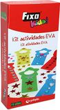 Fixo Activiteitenset van EVA-rubber, 25 figuren, glanzende stickers, model hangende deuren, 31 x 16 cm