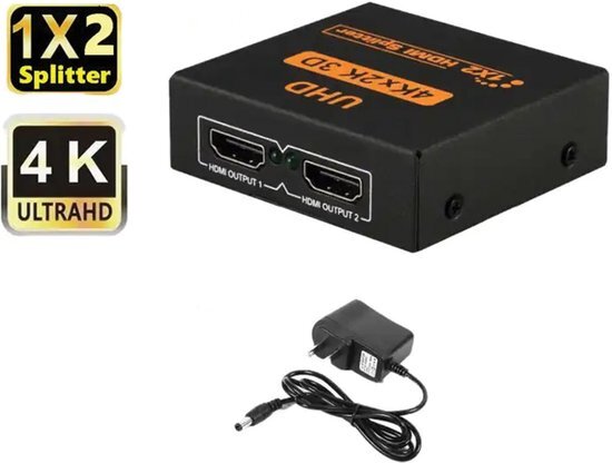 - HDMI Splitter 1-2 versterker