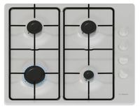Bosch PBP6B2K80 Gaskookplaat Wit 60 cm 4 zones