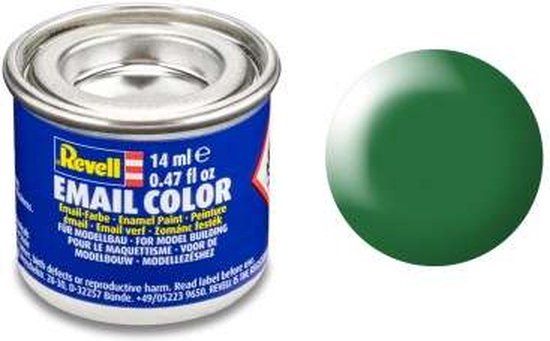 Revell #364 Leaf Green - Satin - RAL6001 - Enamel - 14ml
