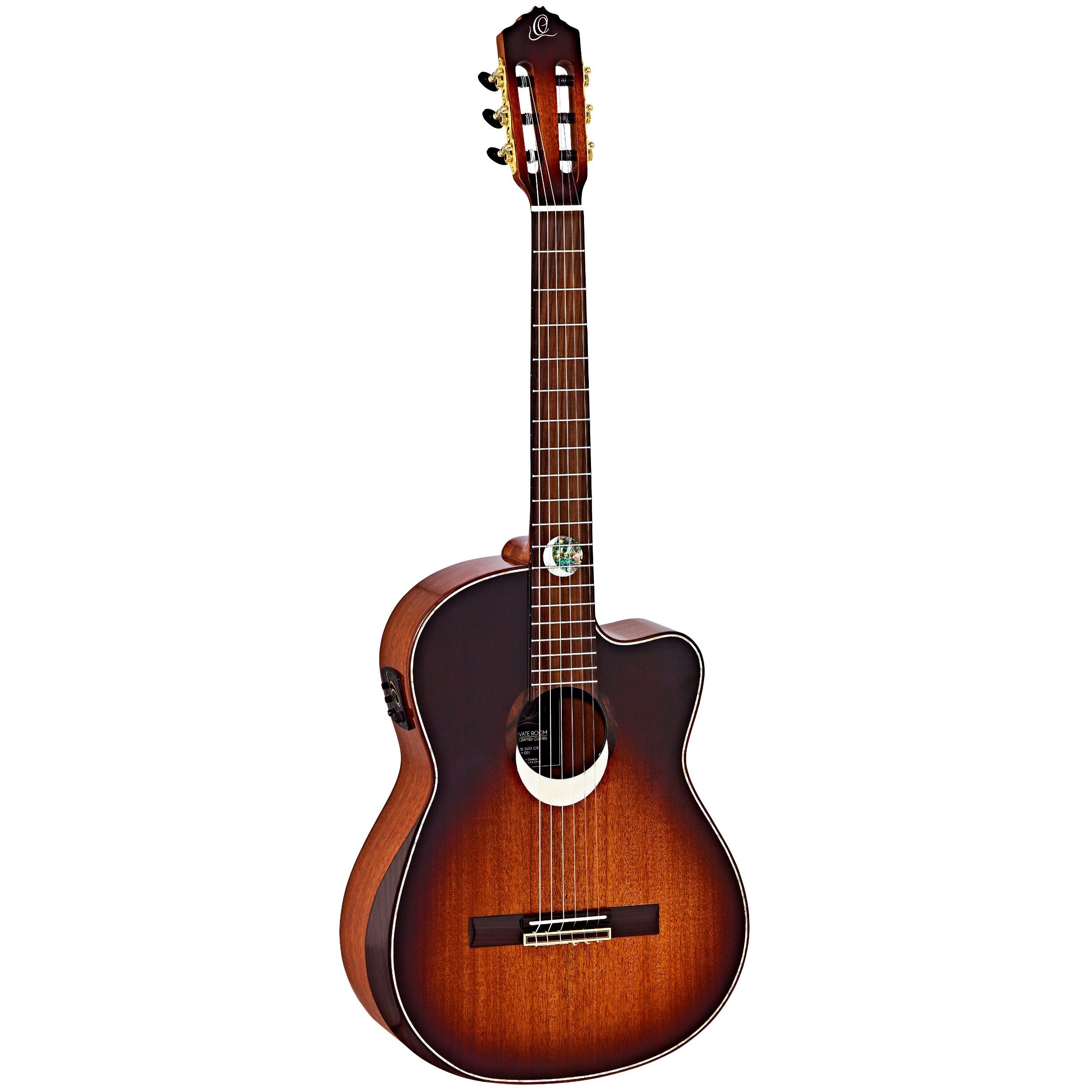Ortega Eclipse Suite C/E - Elektrisch-akoestische klassieke gitaar met gigbag