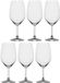 La Porcellana Bianca Set de 6 Verres à vin de Bordeaux 620 ml Verre noir