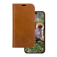 dbramante1928 Lynge Book Case Leer Geelbruin iPhone 15 Plus