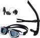 OEM 3-in-1 snorkelset voor beginners en gevorderden, geschikt om te zwemmen