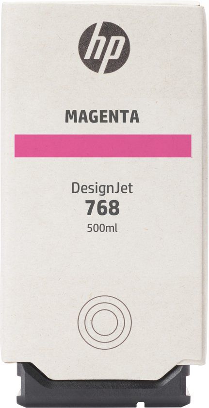 HP 768 500 ml magenta inktcartridge voor DesignJet