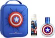 Captain America Parfumset voor Kinderen - Eau de Toilette, Douchegel & Tasje