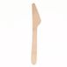 Papstar 25 Houten Messen 'Pure' 16,5 cm
