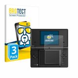 BROTECT Screenprotector 3 Stuks voor Nintendo DSi Beschermglas transparant