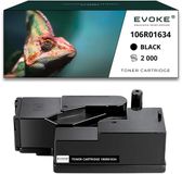 Evoke 106R01634 Zwarte Inktcartridge - 2000 Pagina's - Compatibel met Xerox Phaser 6000/6010/6015