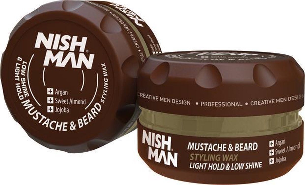 Nish Man Nishman Mustache and Beard Styling Wax 100 ml
