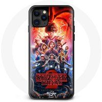 Maniacase Etui voor iPhone 12 Pro Max Stranger Things poster seizoen 2