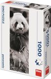 Dino Puzzle Panda in the Grass - 1000 pieces