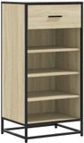 vidaXL Schoenenrek 48x38x97,5 cm bewerkt hout sonoma eikenkleurig