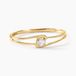 Veroucha Bague Or Jaune Oxyde De Zirconium