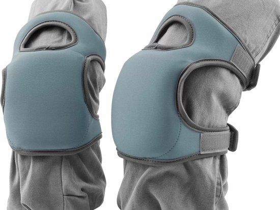 Talen Tools Professionele Kniebeschermers Memoryfoam Extra comfort Blauw