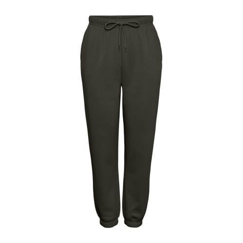 PIECES PCCHILLI High Waist Sweatpants - Dark Green
