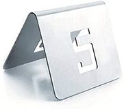 Lacor RVS Tafelnummers, Zilver, 6 x 2 x 5 cm