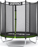 Zipro® Jump Pro OUT Kids Tuintrampoline 4FT 127cm met extern mesh - Trampoline Voor Buiten - Afsluitbaar Veiligheidsnet - UV-bestendig vervangend net - max. belasting tot 50 kg - Corrosiebestendig - Snelle en eenvoudige montage