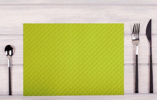 PROnappe placemat papier, 400 x 300 mm, grijs