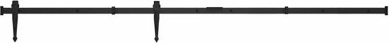 vidaXL Ophangset voor minischuifdeur 152 cm koolstofstaal