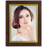 ZEP - Houten Fotolijst Novara bruin / goud voor foto formaat 20x30 - V12237
