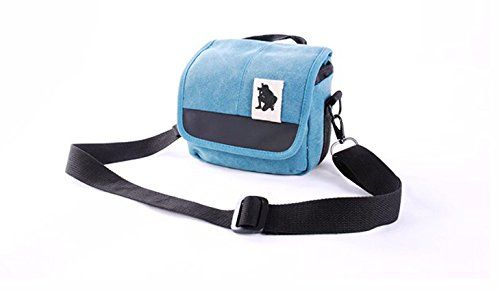 ENJOY-UNIQUE Camera tas voor Canon 450D 500D 600D 550D EOS Compact System Camera - Blauw