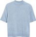 s.Oliver - Vrouwen - T-shirt met lange mouwen, ronde hals, effen, regular fit, blauw