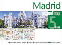 Madrid Compass Maps Madrid Popout Map