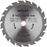 Wolfcraft Cirkelzaagblad 165x20mm - 20 Tanden
