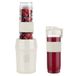 SWEISS Mini-blender, accessoire blender, Smoothie MOOV8, 2 bouteilles de boisson de 570 ml avec couvercle de voyage, 4 lames en acier inoxydable, 300 W, lavable au lave-vaisselle, beige