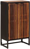 vidaXL Highboard 53 x 30 x 95 cm Massief Mangohout en Geëngineerd Hout