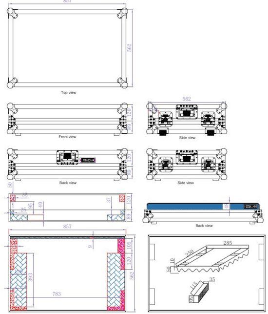 Innox IX-HX Flightcase trolly voor RANE Performer en RANE 4