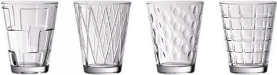Villeroy & Boch Dressed Up Waterglazen - 4 stuks - Transparant