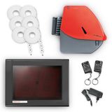 Meto Turn-O-Matic, Warteschlangen und Kundenfluss System (rote, zweistellige LED Anzeige) 1 Aufrufanlage mit Zubehör