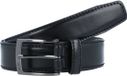 JOOP! Leren Riem Quilted Coll. Belt 3,5 CM W115 Black Zwart